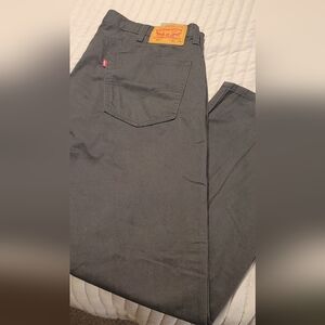Levi's Black Jeans with Orange Label